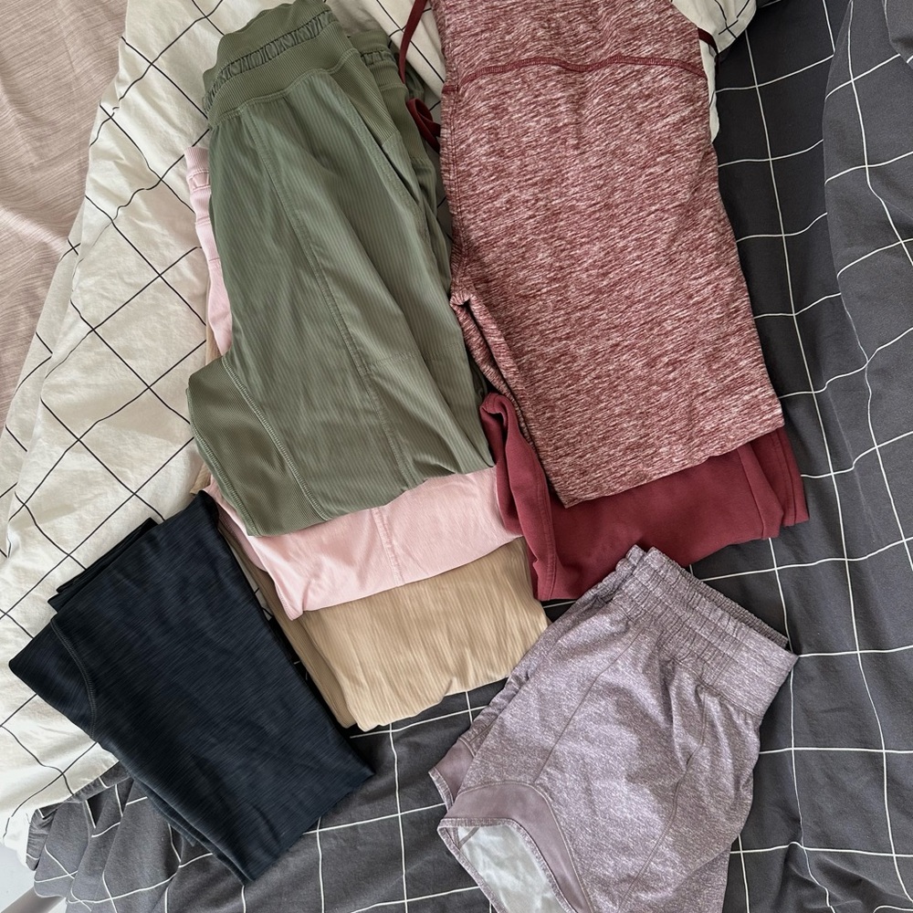 lululemon athletica Women's Pants & Jumpsuits - Black, Green, Pink, Tan, Red